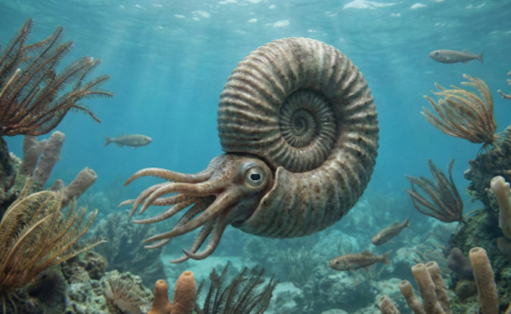 アンモナイトの画像