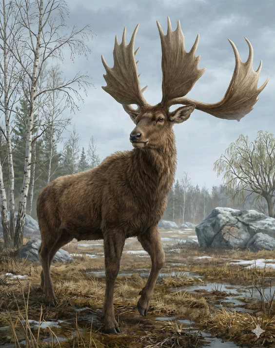 ヤベオオツノジカの画像